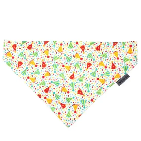 The Worthy Dog Celebrate Slide-On Bandana Collar Accessory image {3}