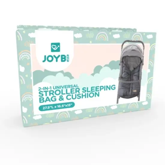 JOYB 2-in-1 Universal Stroller Sleeping Bag & Cushion, Fleece-Lined Sleep Sack for Stroller image {1}
