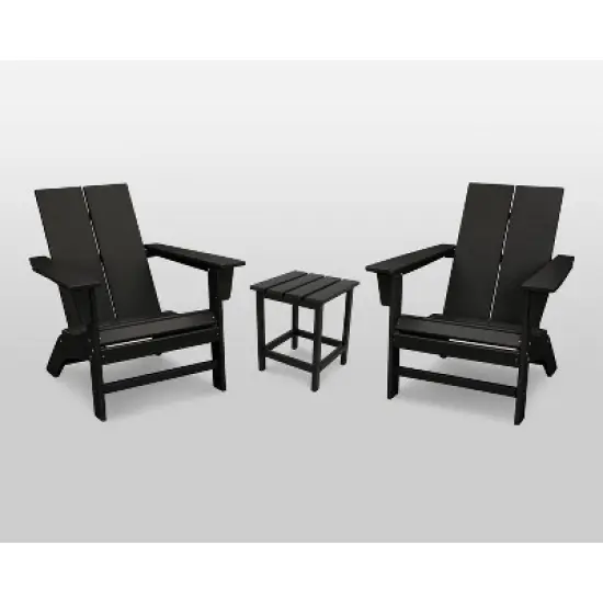 St. Croix 3pc Contemporary Adirondack Set - POLYWOOD
 image {3}