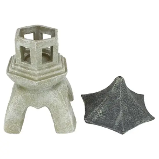 Design Toscano Pagoda Lantern Sculpture: Set of Two Large image {3}