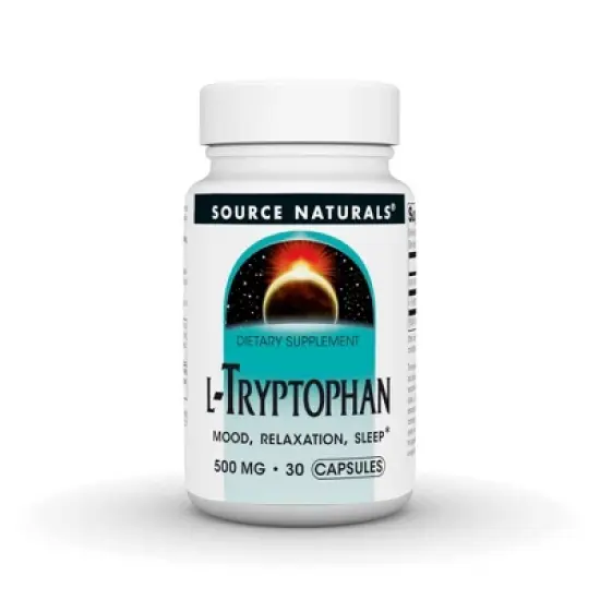 L-Tryptophan 500 mg by Source Naturals, Inc.  -  30 Capsule image {3}