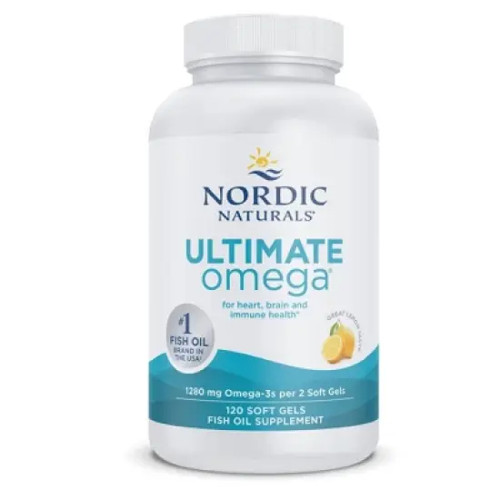 Nordic Naturals Ultimate Omega 3 Fish Oil Supplement Softgels image {1}