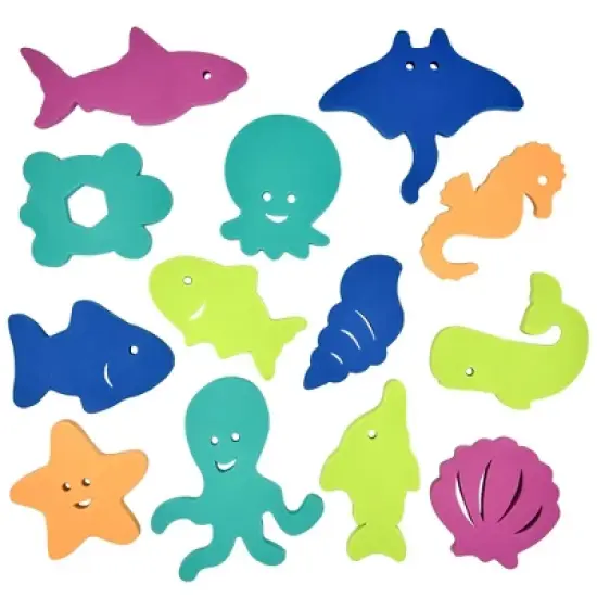 FunPlay Foam Under the Sea Bath Buddies - 13pc image {4}