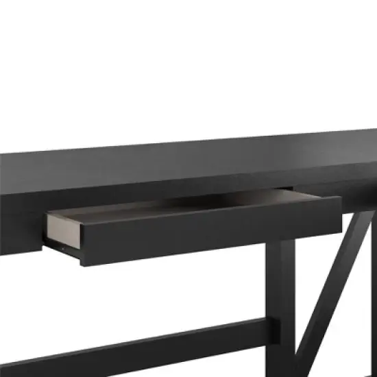 Liberty Lift Top L Desk Black - Room & Joy image {4}