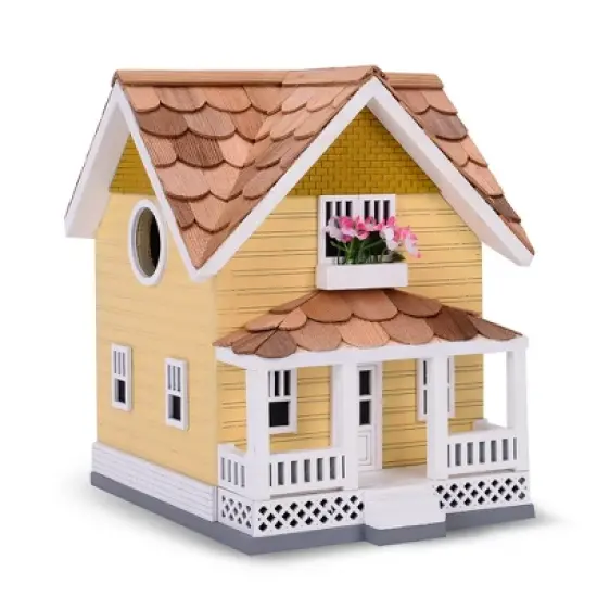 Vandue Outdoor Wooden Birdhouse - Golden Craftsman image {5}