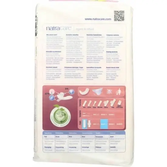Natracare Organic Cotton Maxi Pads Super - 12 ct image {1}