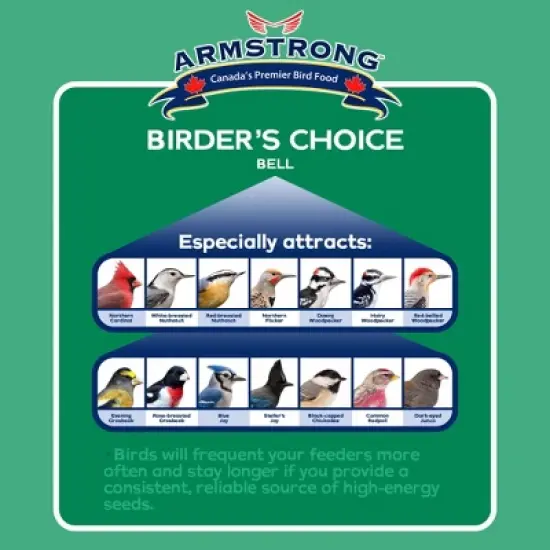 Armstrong Wild Bird Food Birder's Choice Bell, 12oz image {1}