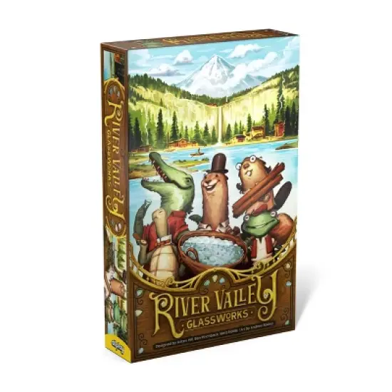 River Valley Glassworks Game: Asmodee Strategy Board for 2-5 Players, Educational Tile Game, 30-Minute Play image {4}