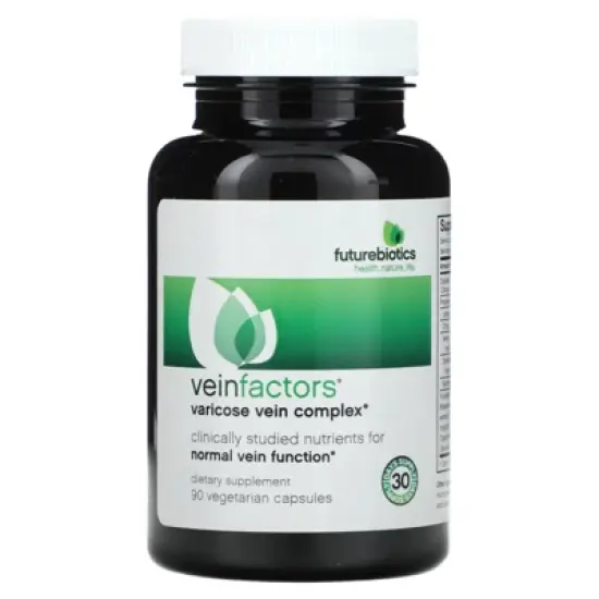 Futurebiotics VeinFactors, Varicose Vein Complex, 90 Vegetarian Capsules image {2}