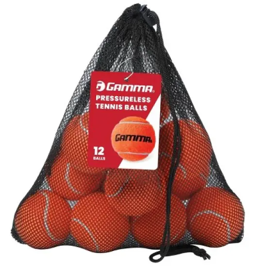 GAMMA Sports Pressureless 12pc Tennis Ball - Orange image {1}