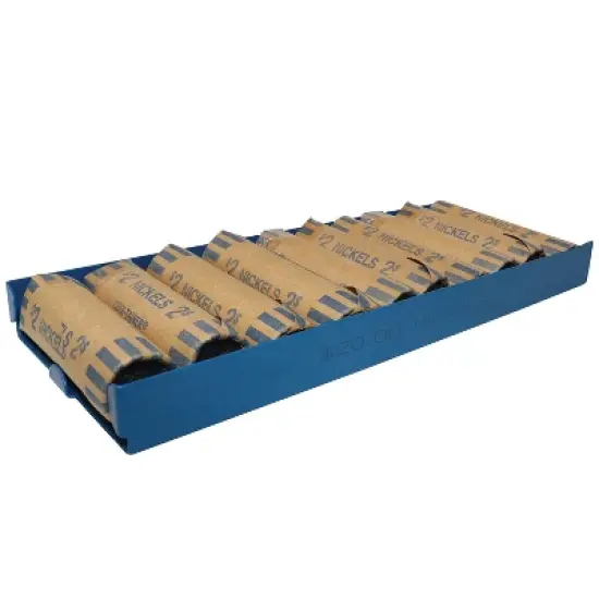 Nadex Coins&trade; Assorted Stackable Aluminum Coin Trays, 4 Pack in Multicolored image {4}