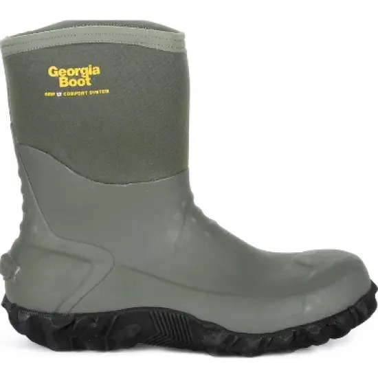 Men's Green Georgia Boot Waterproof Mid Rubber Boot Size 9 image {6}