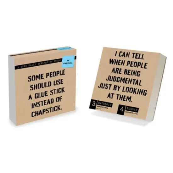 TF Publishing 8.75"x5.5" 2026 Anti Affirmations/Daily Sarcasm Daily Desktop Calendar image {6}