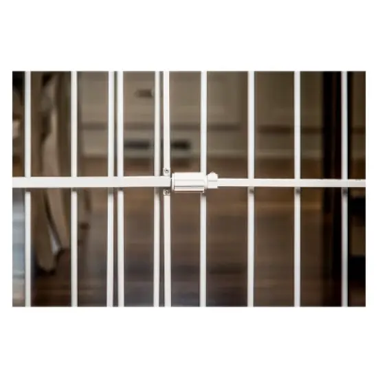 Carlson Lil' Tuffy Expandable Cat and Dog Gate with Small Pet Door image {2}