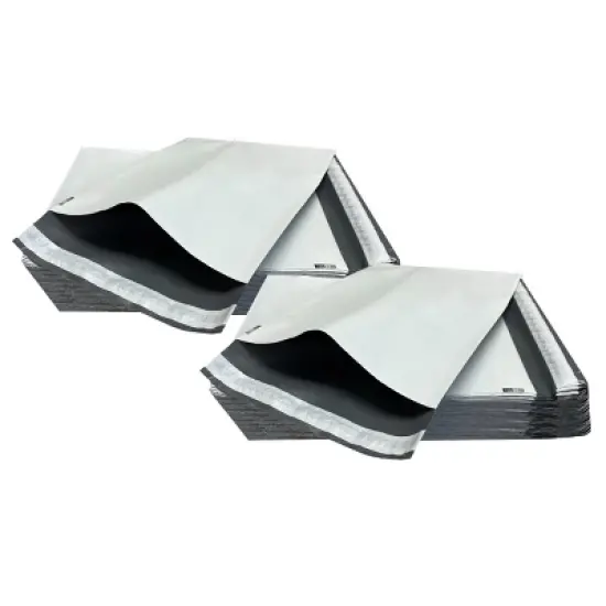 UOFFICE Pack of 1000 Bulk Poly Mailers Bags 10"x13" - #3 White Self Sealing Envelopes image {8}