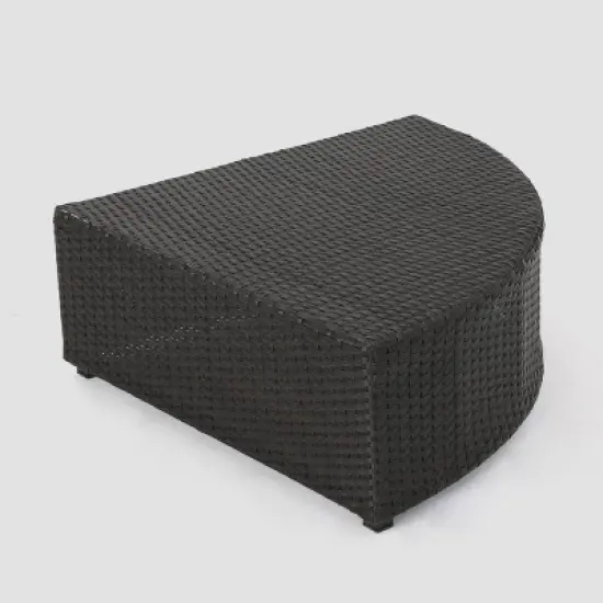 Santa Cruz 6pc Wicker Patio Sofa Set - Brown - Christopher Knight Home image {3}