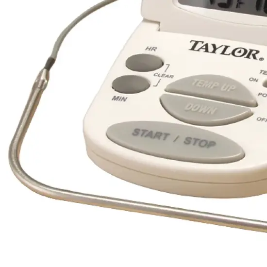 Taylor&reg; Precision Products Digital Cooking Thermometer and Timer in White image {2}