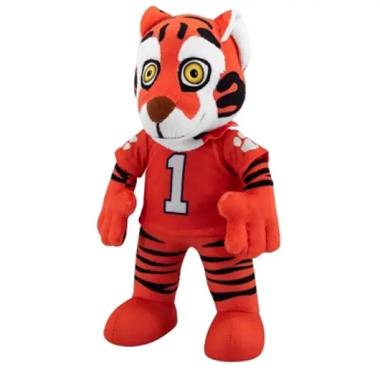 Bleacher Creatures Clemson Tigers "The Tiger" 10" Mascot Plush Figure image {1}