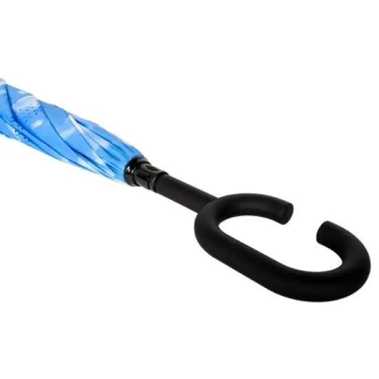 ShedRain UnbelievaBrella Reverse Opening Stick Umbrella - Black/White image {4}