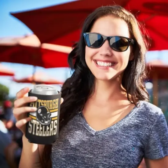 NFL Pittsburgh Steelers Can Cooler Helmet - 12oz image {1}