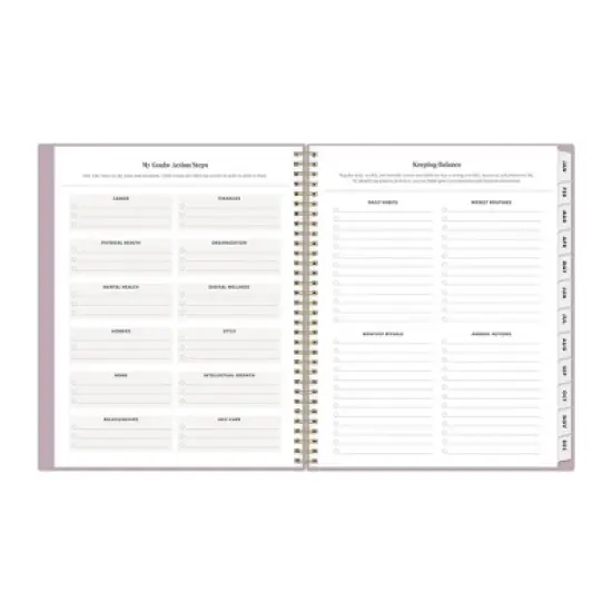 Blue Sky The Everygirl Weekly/Monthly Planning Calendar 8.5"x11" Muted Lilac image {8}