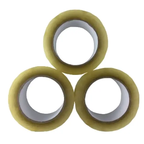 UOFFICE 18 Rolls Carton Sealing Tape Clear 2" x 55 Yds 1.9 Mil image {3}