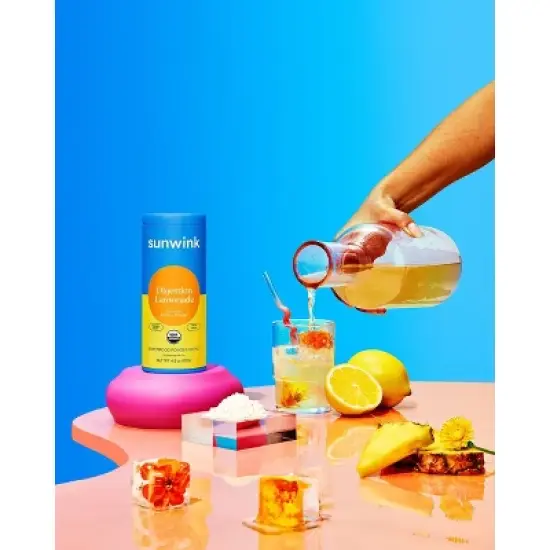 Sunwink Digestion Lemonade Vegan Superfood Mix - 4.2oz image {5}