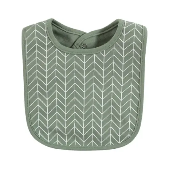 Hudson Baby Unisex Baby Cotton Bibs, Forest Animals, One Size image {7}