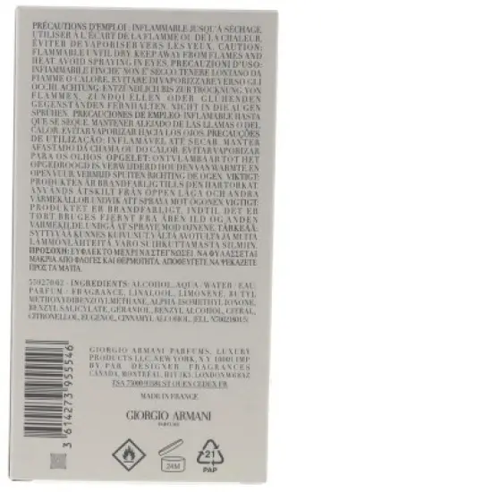 Armani Acqua Di Gio Eau de Toilette, 3.3 oz image {3}