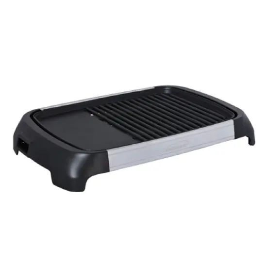 Brentwood Select TS-641 1200 Watt Electric Indoor Grill & Griddle in Stainless Steel image {3}