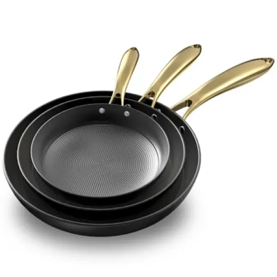 imarku Professional Cooking Utensils 2Pcs - 10 inch & 12 Inch Frying Pan Set, Long Lasting Nonstick,  Nonstick Pizza Pan,Dishwasher Safe image {2}