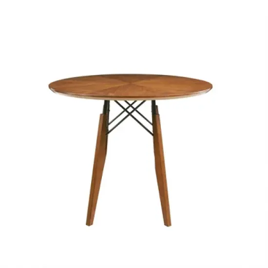 Clark Round Dining Pub Table Pecan image {3}