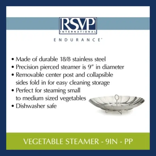 Rsvp Vegetable Steamer - 9In - Pp image {6}