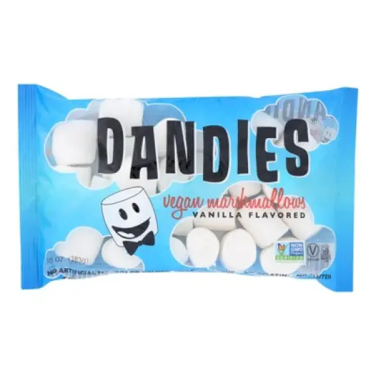 Dandies Vegan Vanilla Flavored Marshmallows - Case of 12/10 oz image {1}