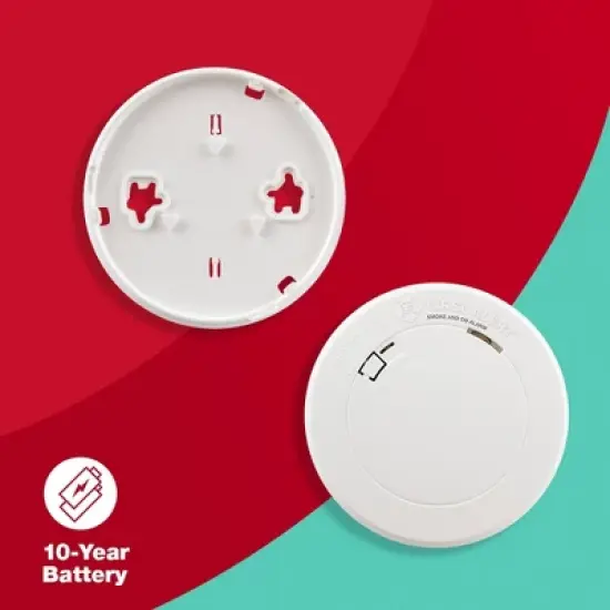 First Alert PRC710V Slim Smoke & Carbon Monoxide Detector with Voice Location and Photoelectric Sensor image {3}