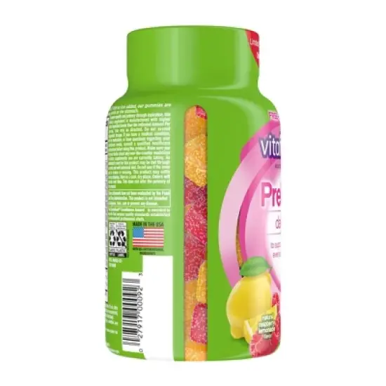 Vitafusion PreNatal Multivitamin Dietary Supplement Gummies - Lemon & Raspberry Lemonade - 90ct image {4}
