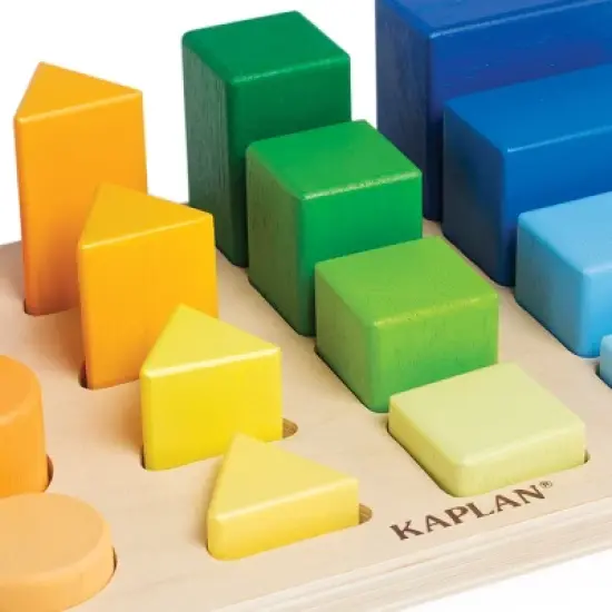 Kaplan Early Learning Toddler Shape and Height Sorter image {2}