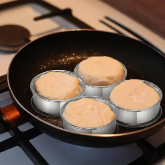 Unique Bargains Stainless Steel Double Rolled Nonstick Durable Cake Rings image {5}