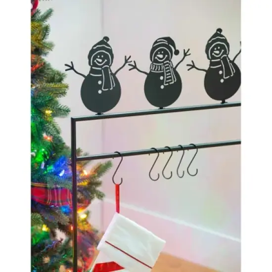 Christmas 41.5 Inch Snowman Stocking Holder Stand Christmas Stocking Holder , Home Decor Displayer  Holiday (1PC) image {2}
