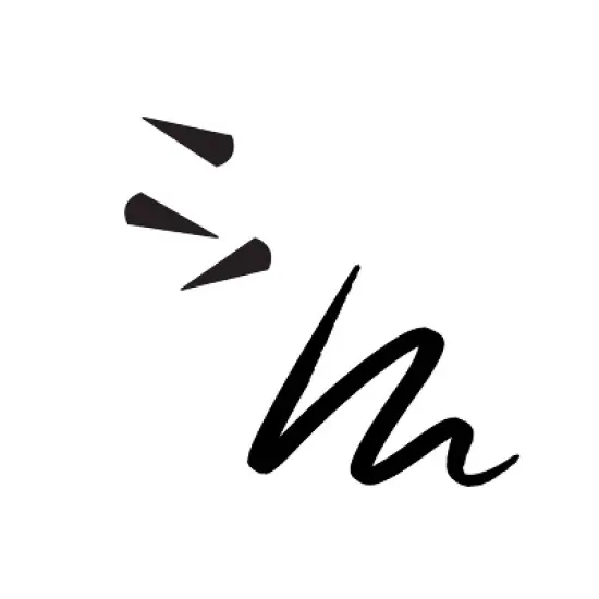 MCoBeauty Mini Winged Eyeliner - Black - 0.07oz image {1}