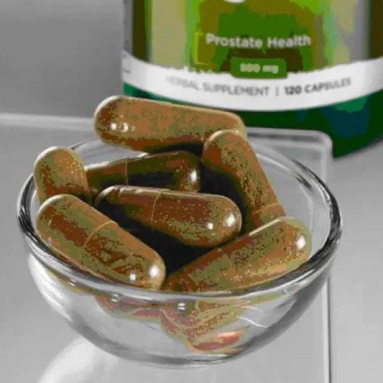 Swanson Herbal Supplements Pygeum - Featuring Pygeum Bark & Extract Capsule 120ct image {1}