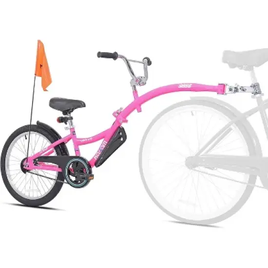 KaZAM Co-Pilot Bike Trailer - 20 Inch Bike Trailer w/ Adjustable BMX Stem & Handlebar - Lightweight Aluminum Frame - Perfect for Family Rides image {9}