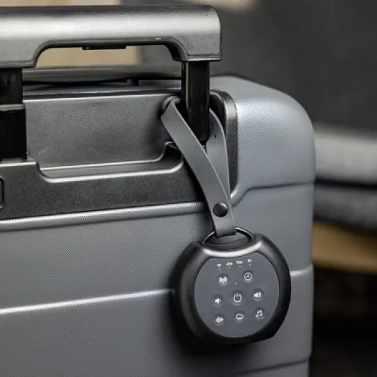 Yogasleep Rohm+ Travel White Noise Machine with Wireless Speaker, Black image {1}