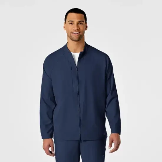 Wink Men's Zip Front Warm Up Jacket image {8}