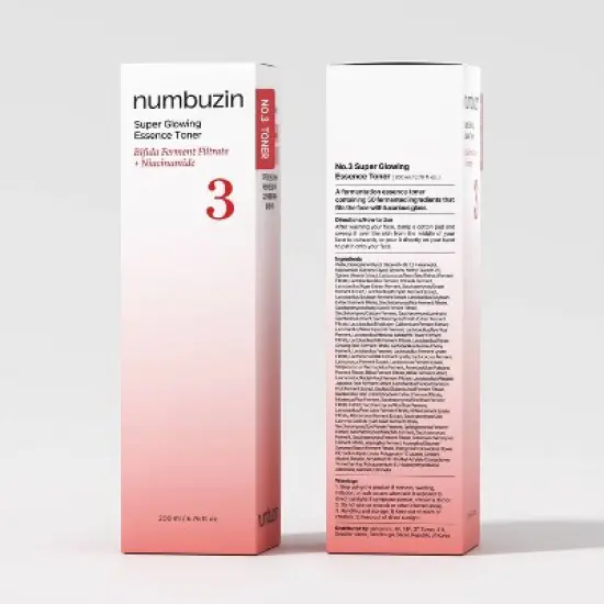 numbuzin No.3 Super Glowing Essence Face Toner - 6.76 fl oz image {1}