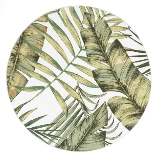 nuLOOM Elen Machine Washable Natural Leaves Area Rug image {15}