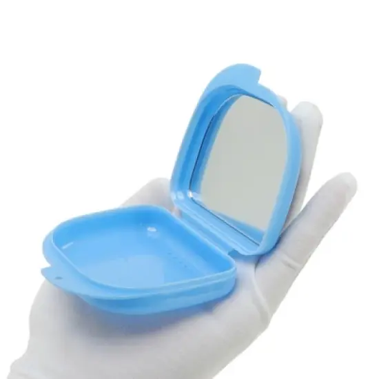 Unique Bargains Compact Braces Box with Brush 1 Set image {2}