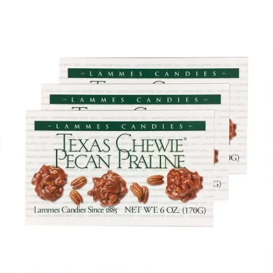 Lammes Candies Texas Chewie Pecan Pralines 15 Pieces image {6}