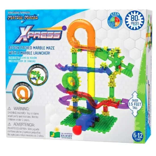 The Learning Journey Techno Gears Marble Mania - Xpress (80+ pcs) image {1}
