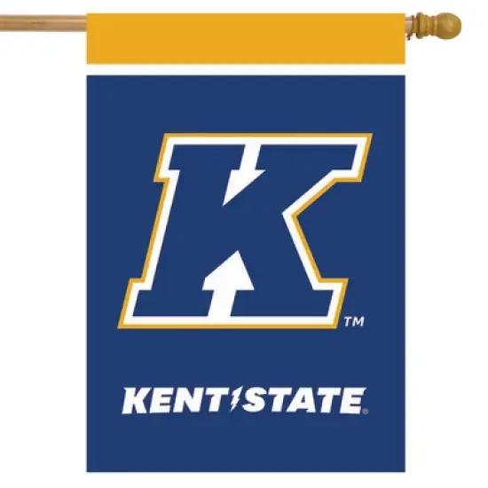 Briarwood Lane Kent State University NCAA Licensed House Flag 28" x 40" image {1}